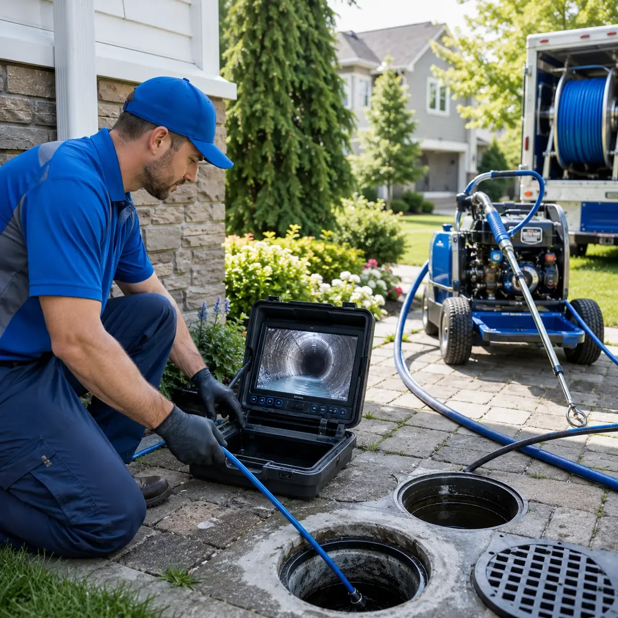 Outdoor drain cleaning professionals serving Sanbornton, NH